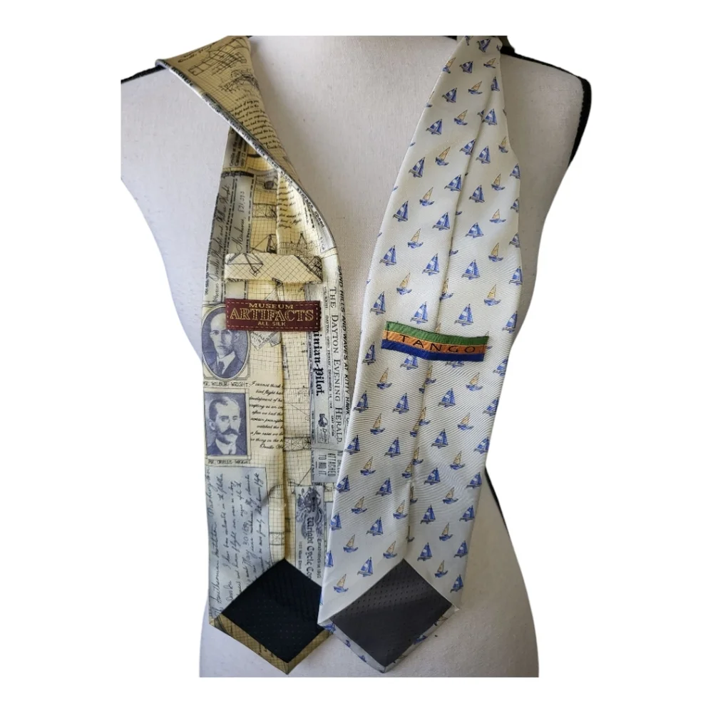 Vintage Silk Print Tie‎ Bundle